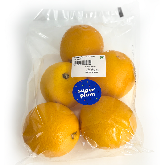 Imported Valencia Orange: 1kg (Bengaluru)