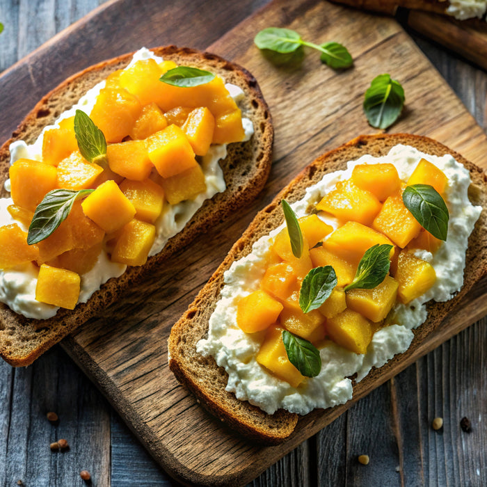 Mango Cream Cheese Bruschetta: A Sweet Little Twist on a Classic
