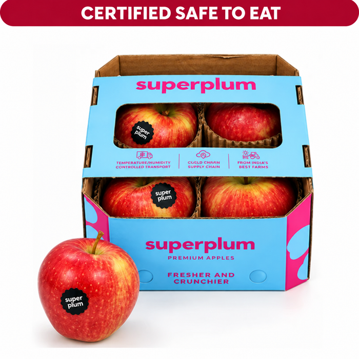 Kashmir Apples: 4 pcs (Delhi NCR)