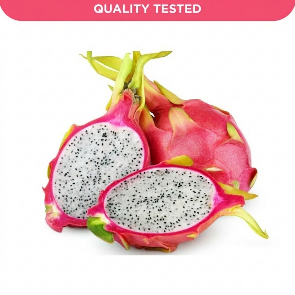 Imported Dragon Fruit White: 1 pc (Delhi/NCR)