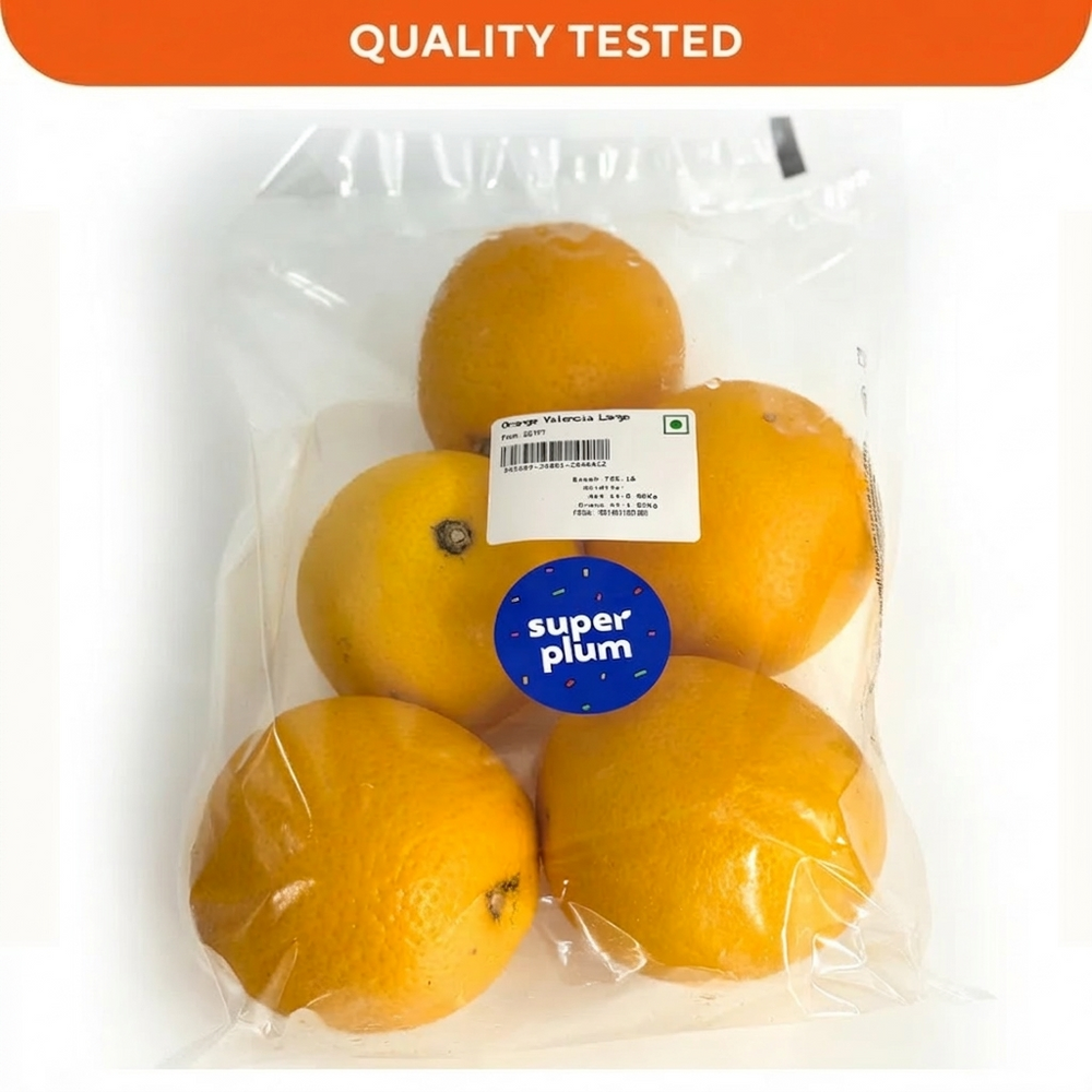 Imported Valencia Orange: 1kg (Bengaluru)