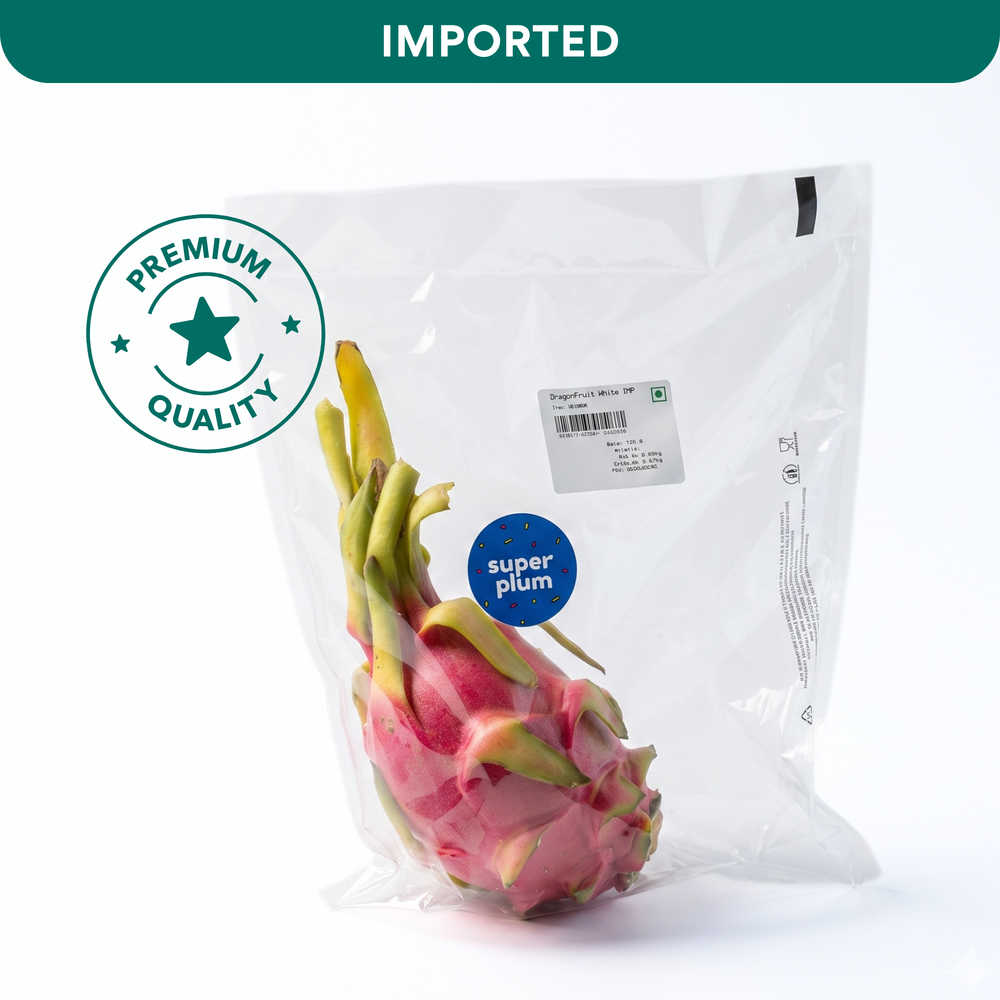 Imported Dragon Fruit White: 1 pc (Delhi/NCR)