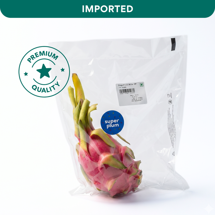 Imported Dragon Fruit White: 1 pc (Delhi/NCR)