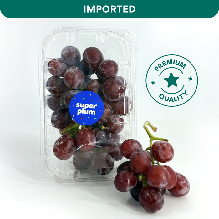 Imported Red Globe Grape: 500 gms (Bengaluru)