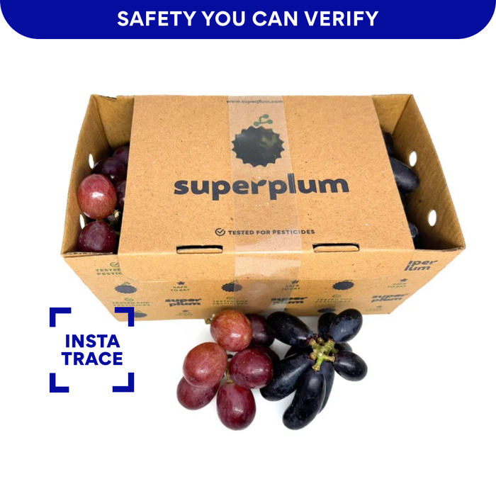 Black & Red Grapes Mix: 500 gms (Delhi/NCR)