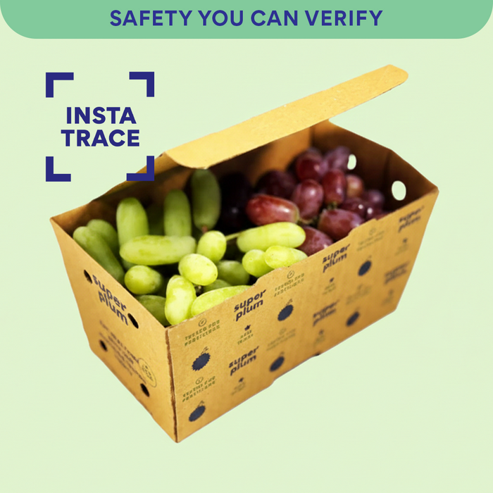 Green & Red Grapes Mix: 500 gms (Delhi/NCR)