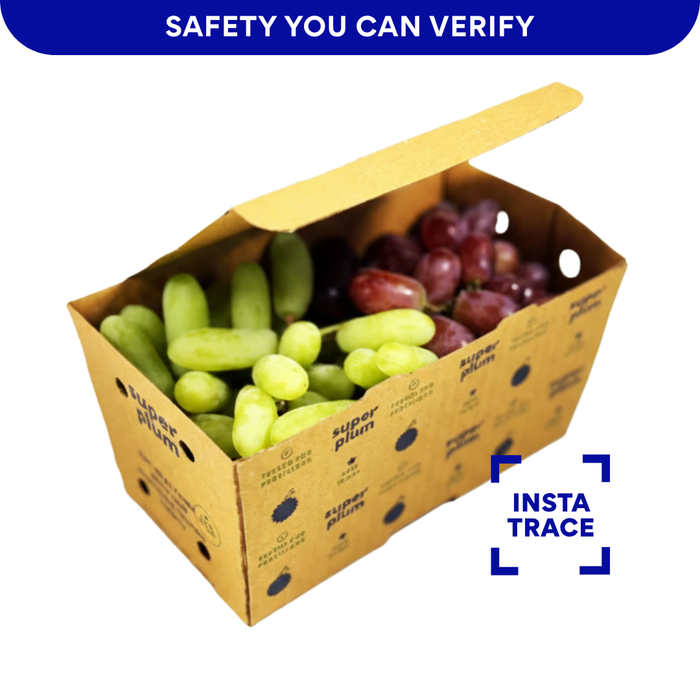 Green & Red Grapes Mix: 500 gms (Delhi/NCR)