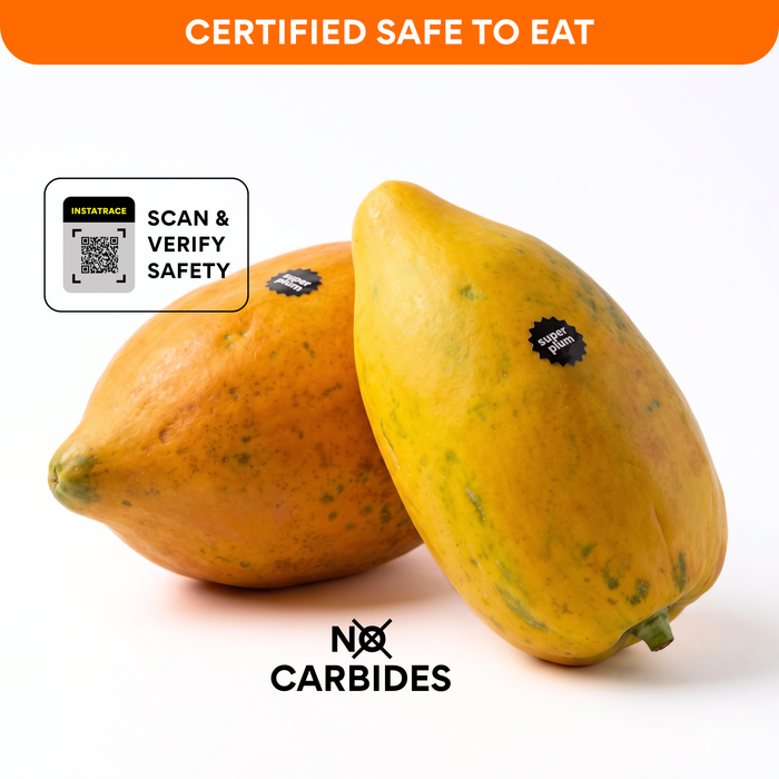 Carbide-Free Papaya: 1pc (Bengaluru)