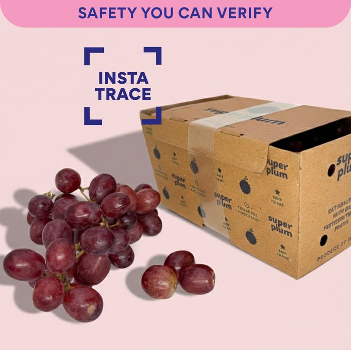 Crimson Grapes: 500 gms (Delhi/NCR)