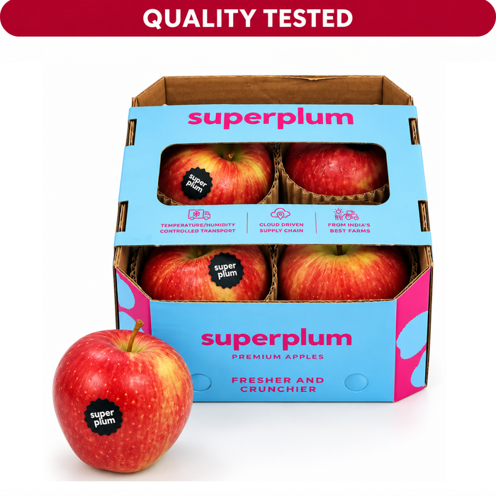 Kashmir Apples: 4 pcs (Bengaluru)